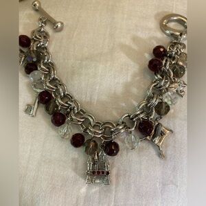 Charm‎ Bracelet Fantasy Characters Charms Throne Castle Frog Princess Shoes Keys